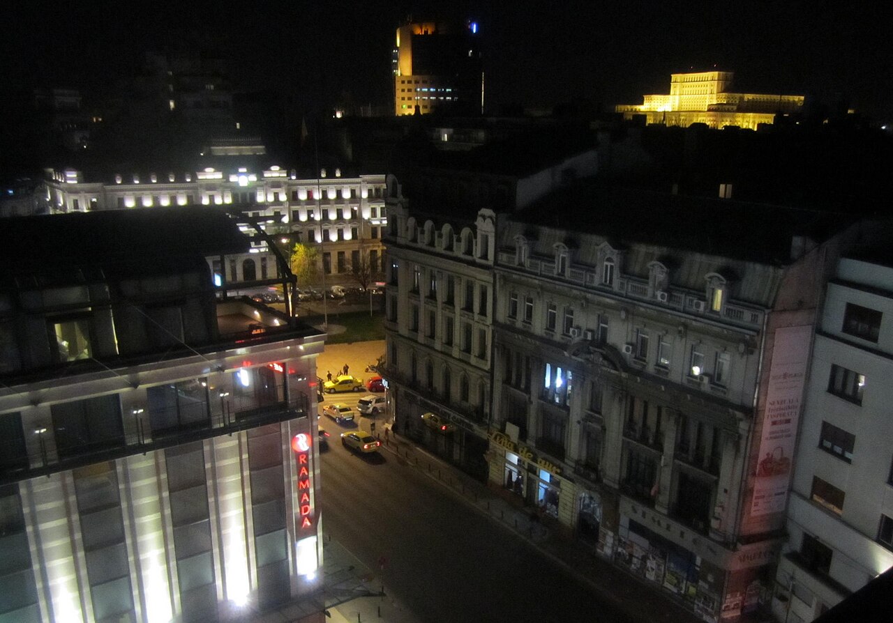 Palace of the Parliament from University Square